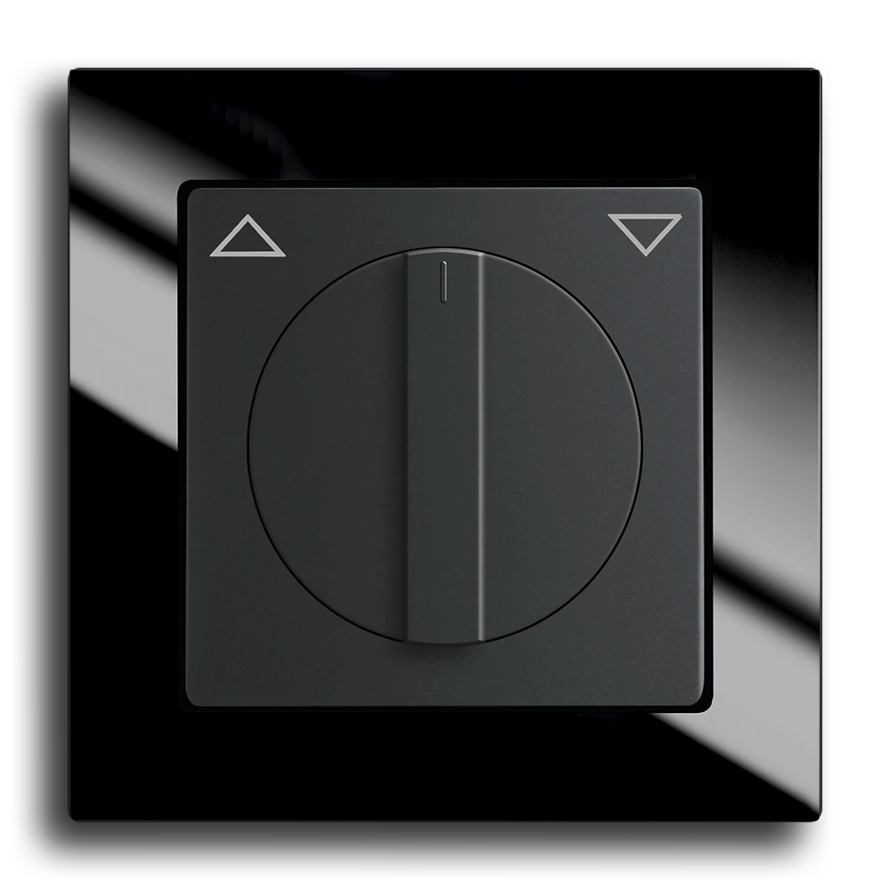 Blind switches/push-buttons with rotary handle