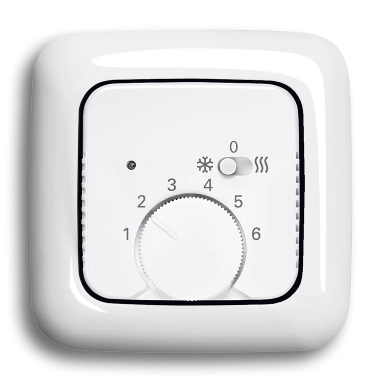 Room temperature controller for heating/cooling