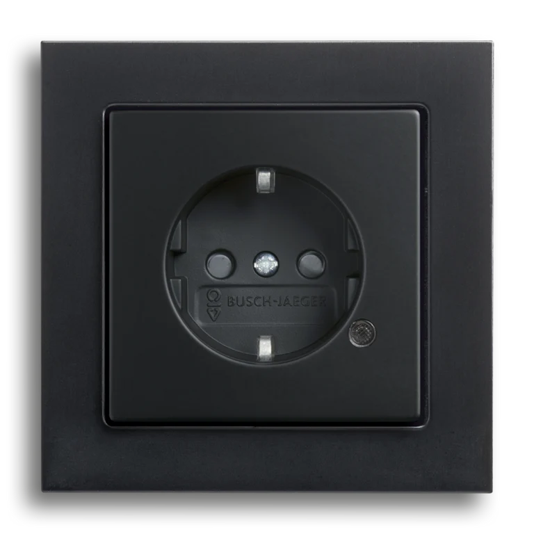 SCHUKO® socket outlet with indicator lamp