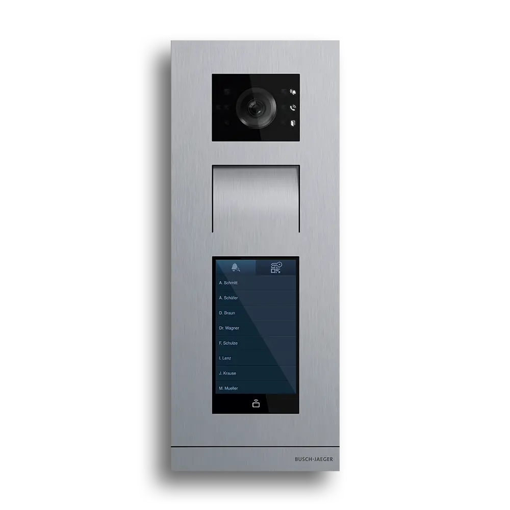 Outdoor video station with touch display