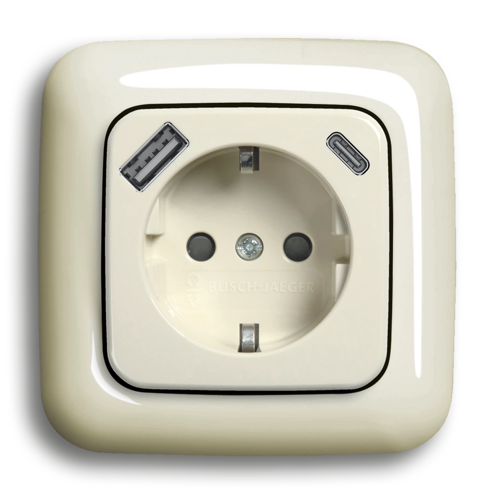SCHUKO® USB socket outlet
