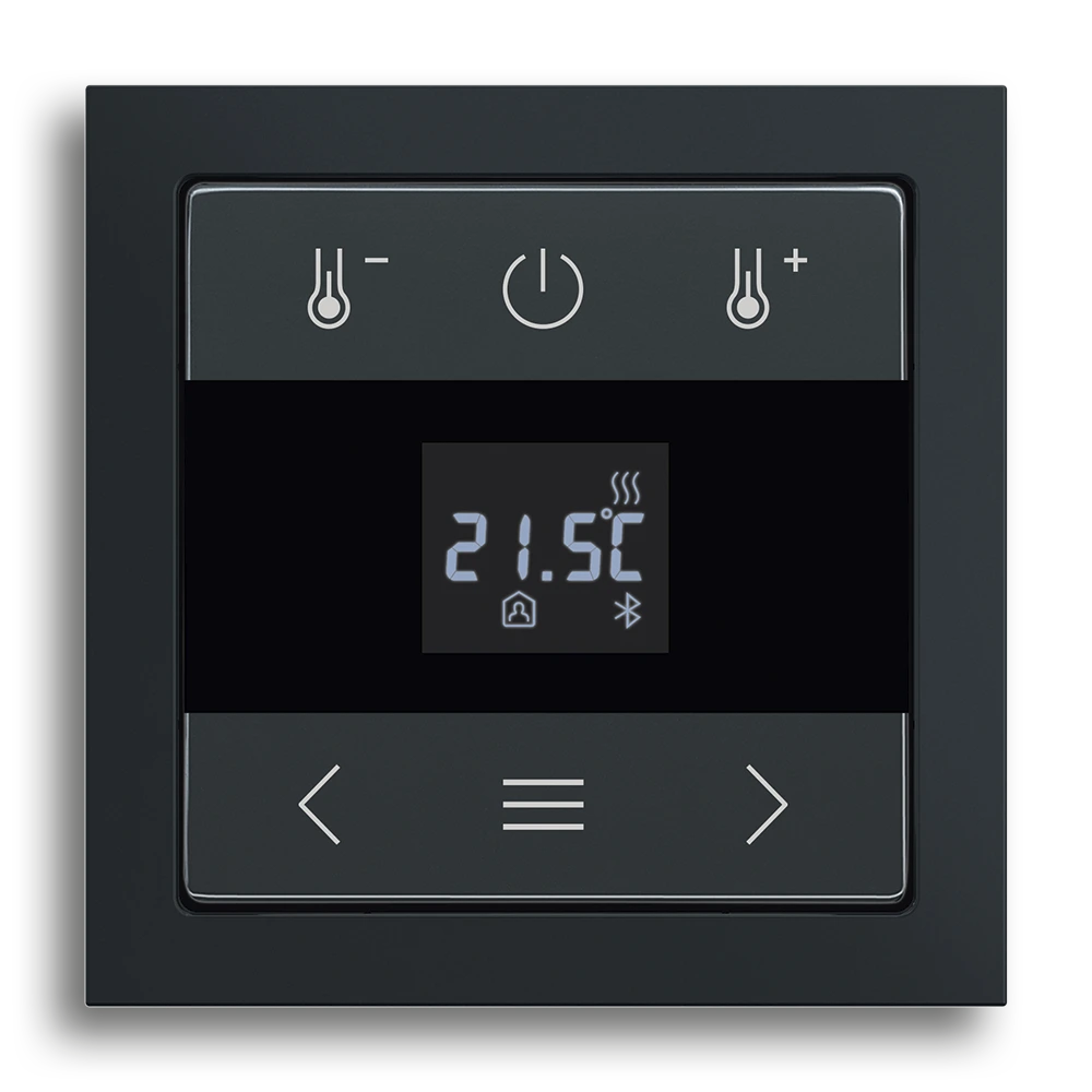 Raumtemperaturregler mit Display BT,Anthrazit,future® linear