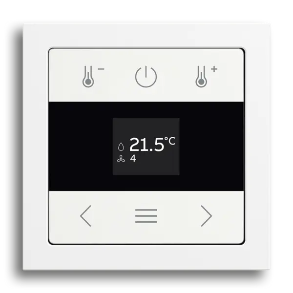 Raumtemperaturregler mit Display, wireless,Studioweiß,future® linear