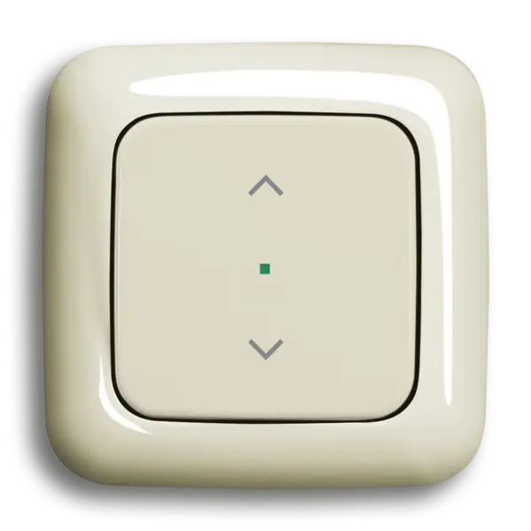 Blind control element, Busch-flexTronics® wireless,White,Busch-Duro® 2000 SI