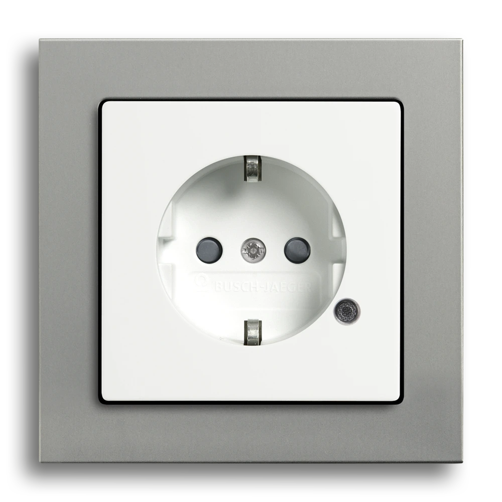 SCHUKO® socket outlet with indicator lamp