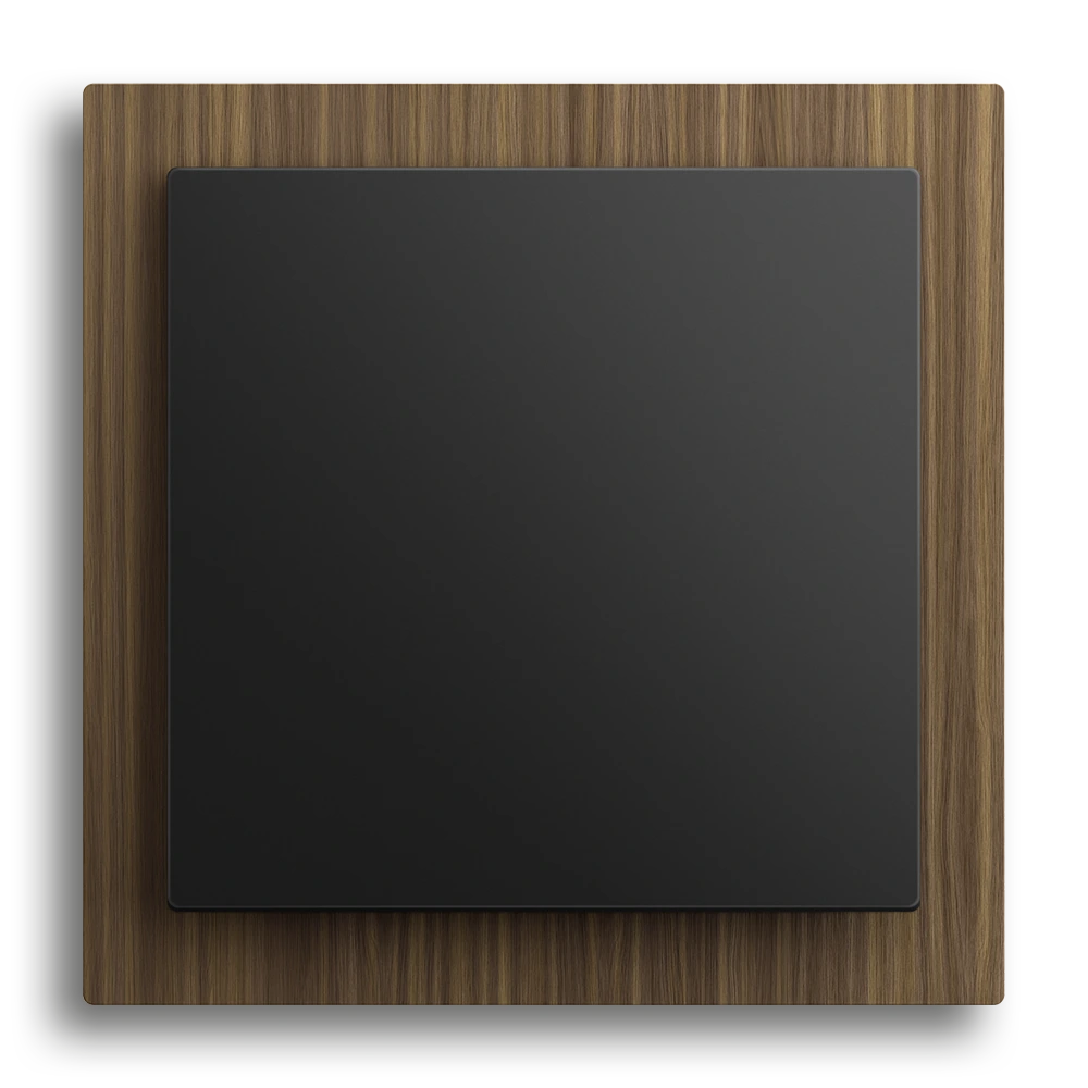 Lichtschalter,Schwarz matt,Busch-art linear®