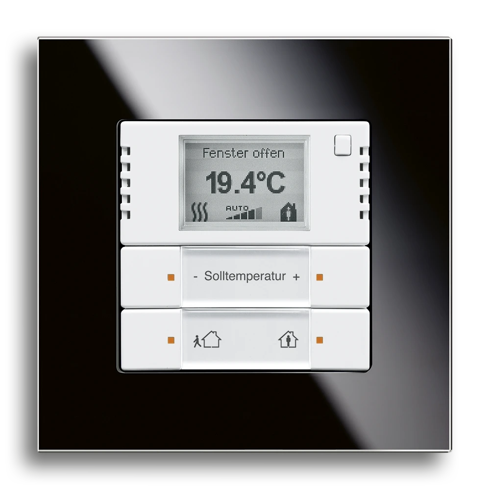 KNX room temperature controller with touch sensor