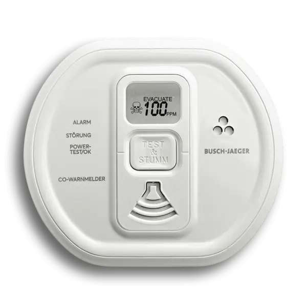 Busch-CO Alarm,Studioweiß