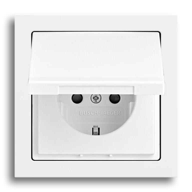 SCHUKO® Steckdose mit Klappdeckel