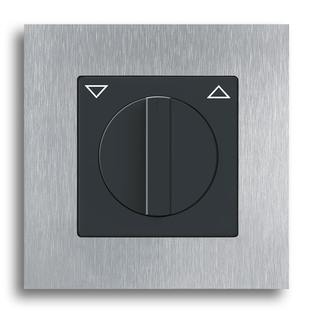 Blind switches/push-buttons with rotary handle