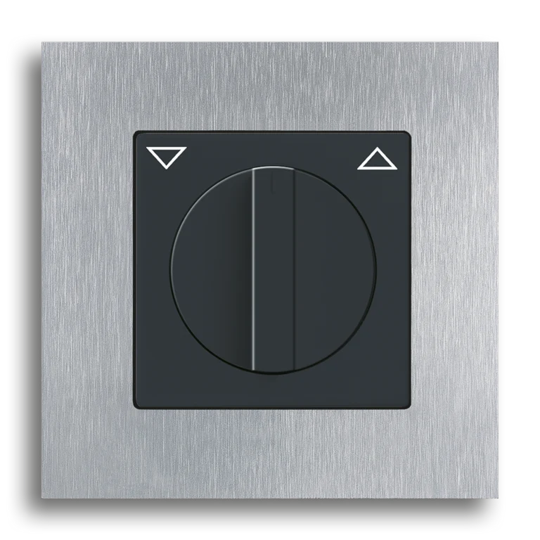 Blind switches/push-buttons with rotary handle