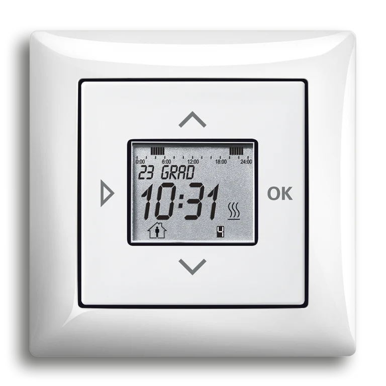 Room temperature controller with timer