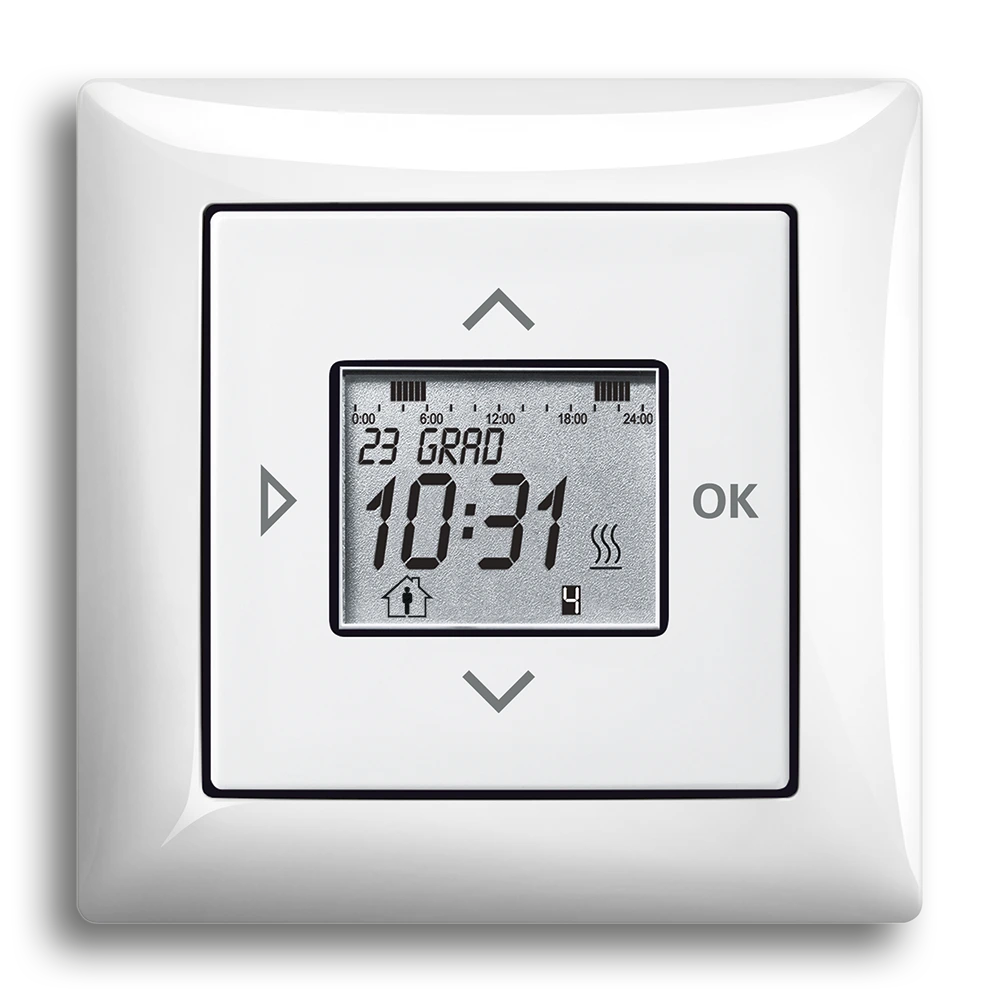 Raumtemperaturregler mit Timer