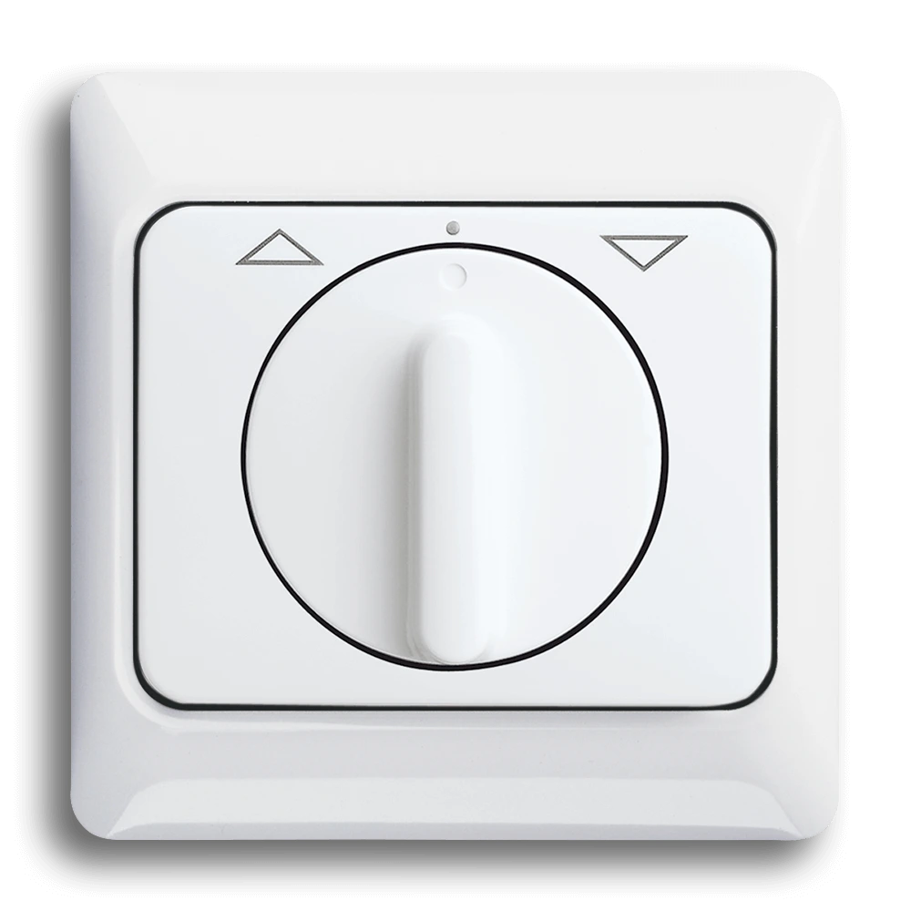 Blind switches/push-buttons with rotary handle