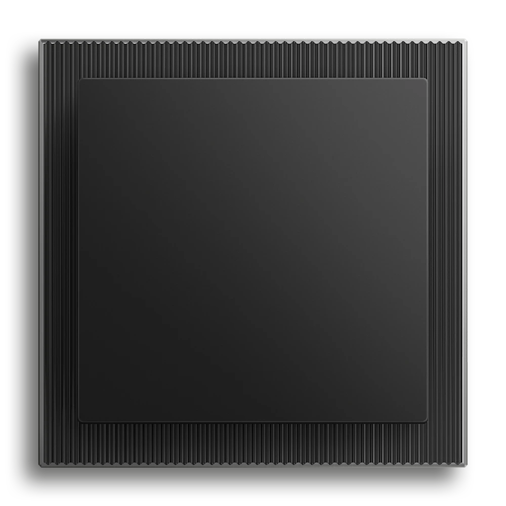 Lichtschalter,Schwarz matt,Busch-art linear®