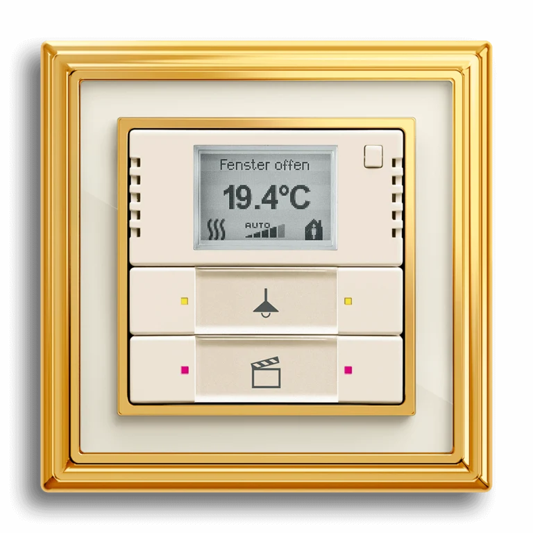 KNX room temperature controller with touch sensor