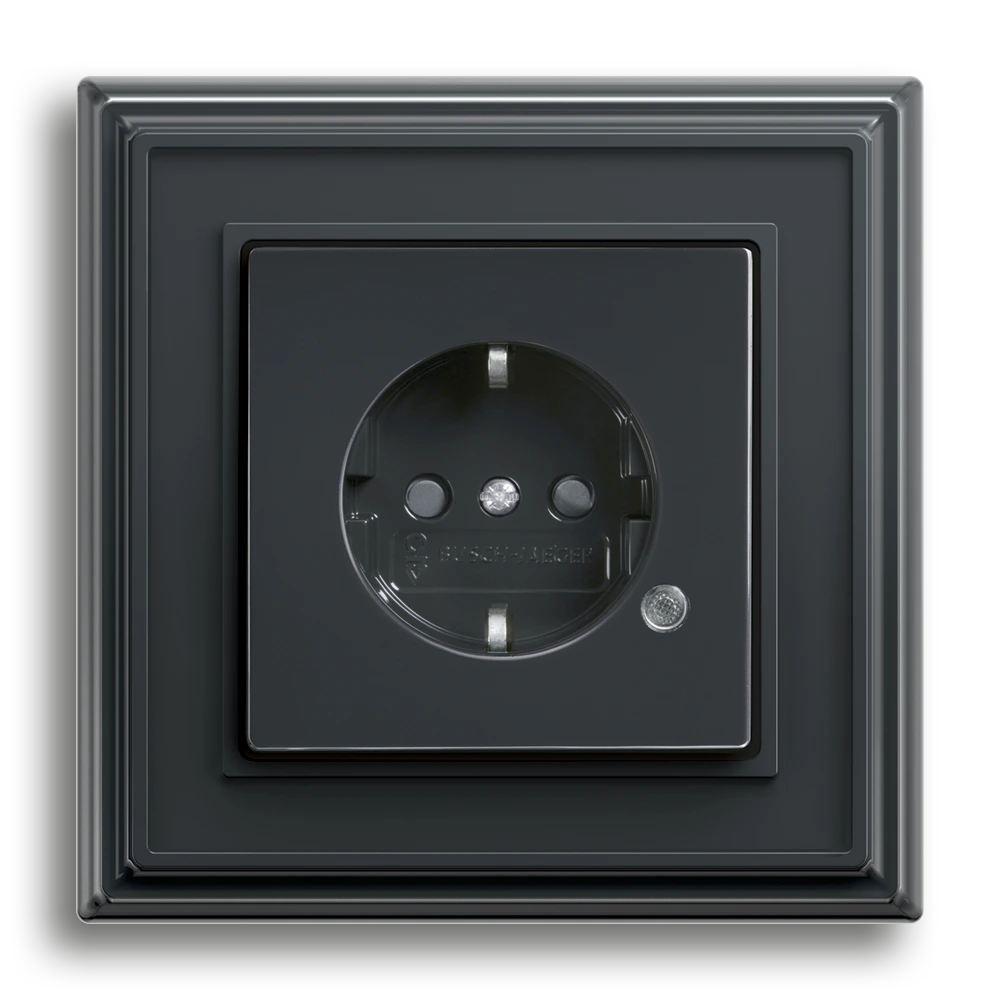 SCHUKO® socket outlet with indicator lamp