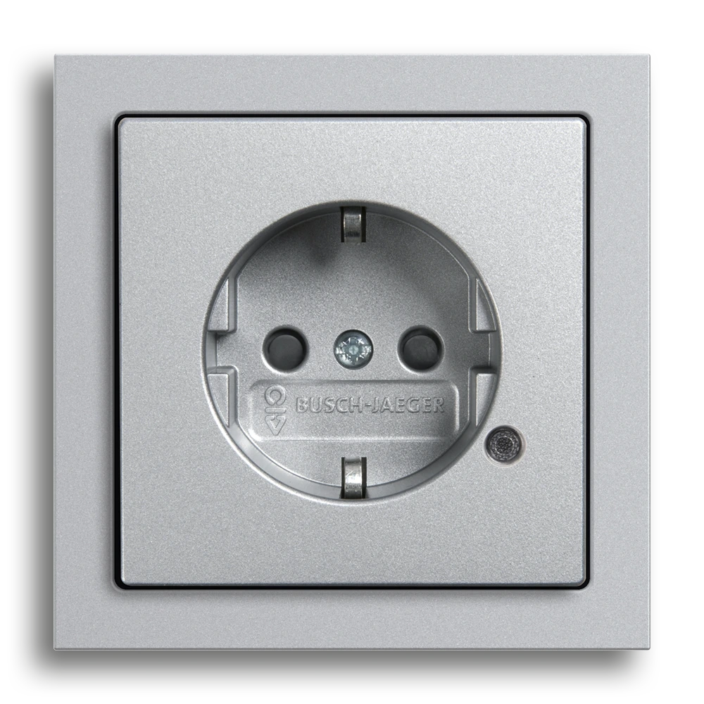 SCHUKO® socket outlet with indicator lamp