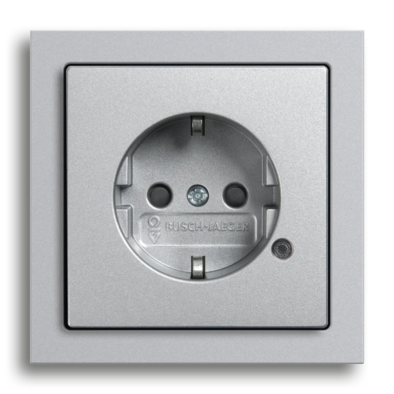 SCHUKO® socket outlet with indicator lamp