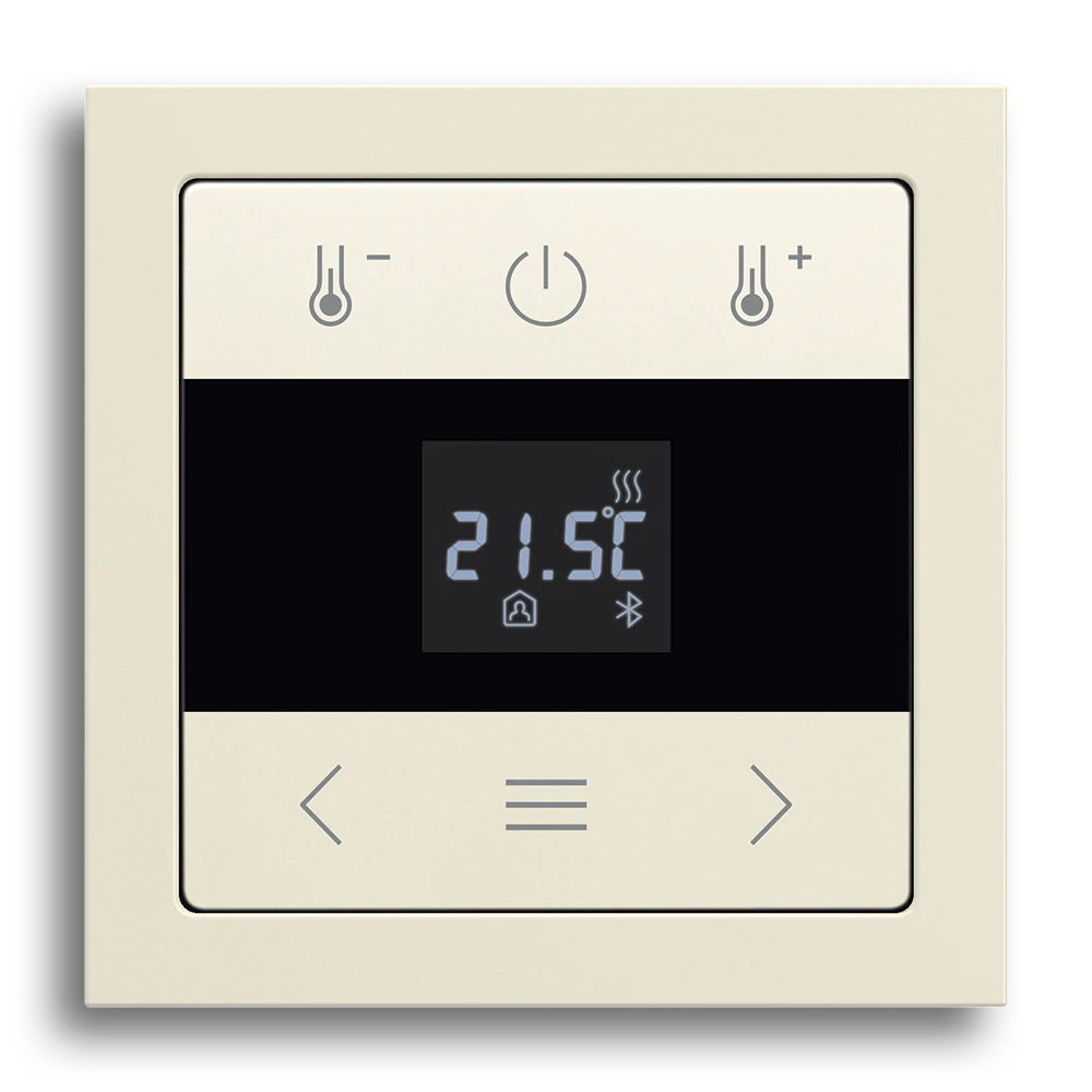 Raumtemperaturregler mit Display BT,Elfenbeinweiß,future® linear