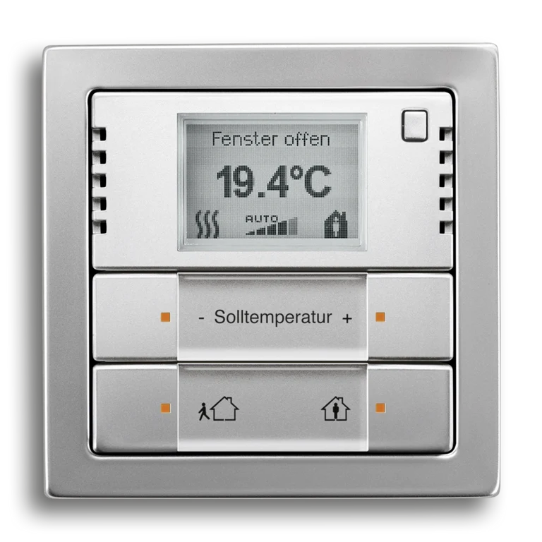 KNX room temperature controller with touch sensor