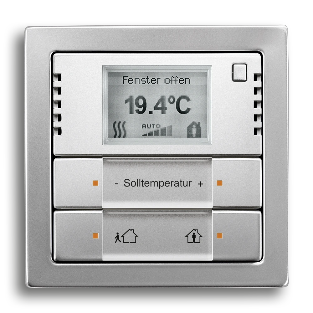 KNX room temperature controller with touch sensor