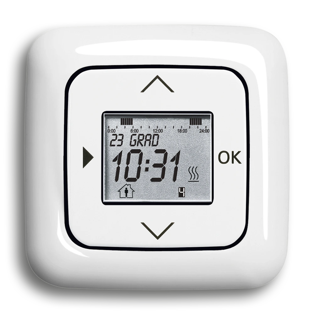 Room temperature controller with timer