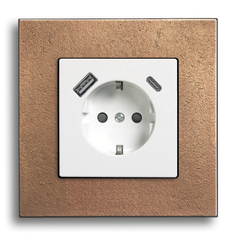 SCHUKO® USB socket outlet