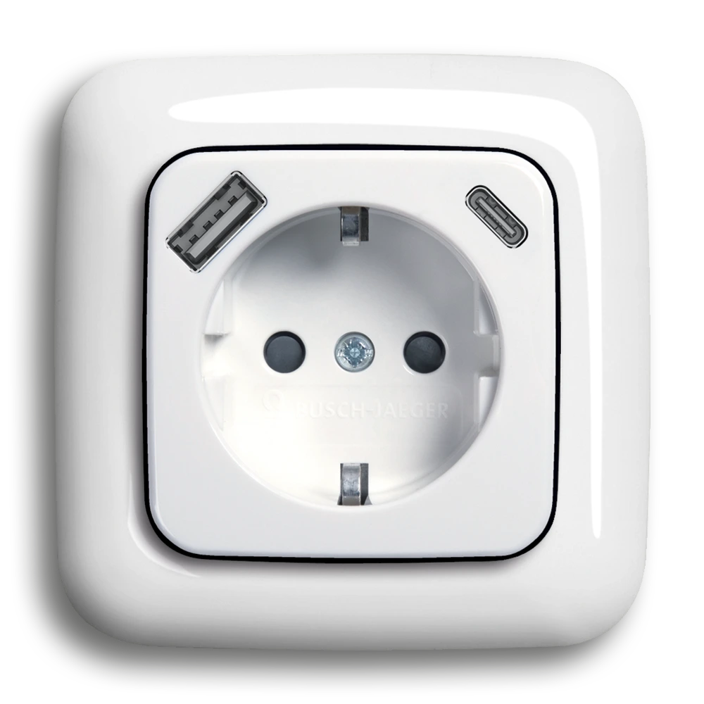SCHUKO® USB socket outlet
