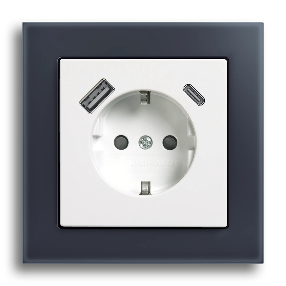SCHUKO® USB socket outlet