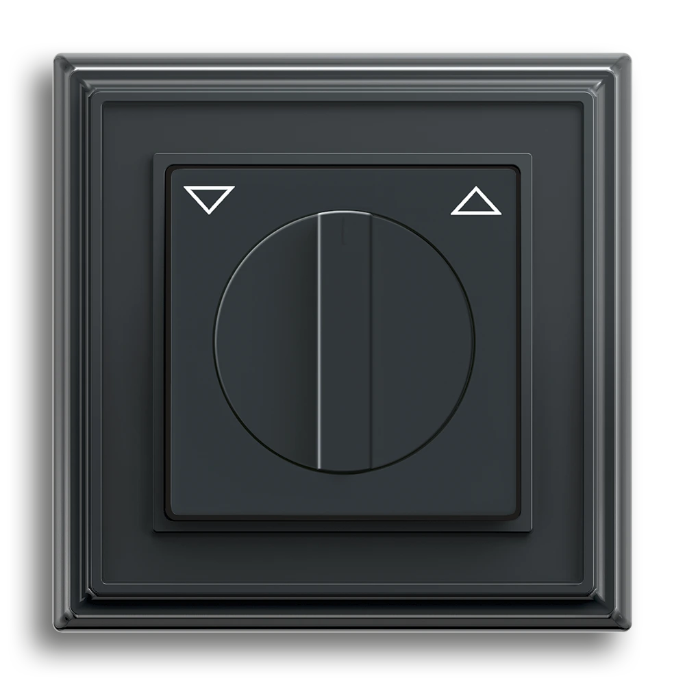 Blind switches/push-buttons with rotary handle
