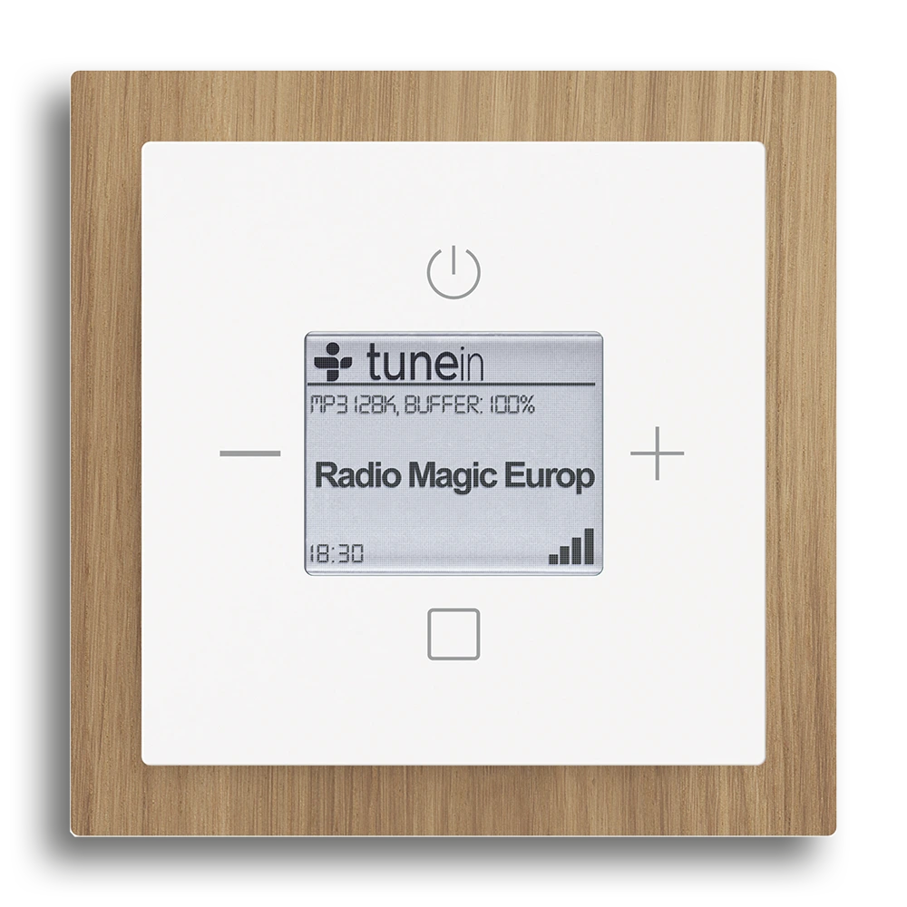 Busch-Radio iNet,Studioweiß, matt,Busch-art linear®