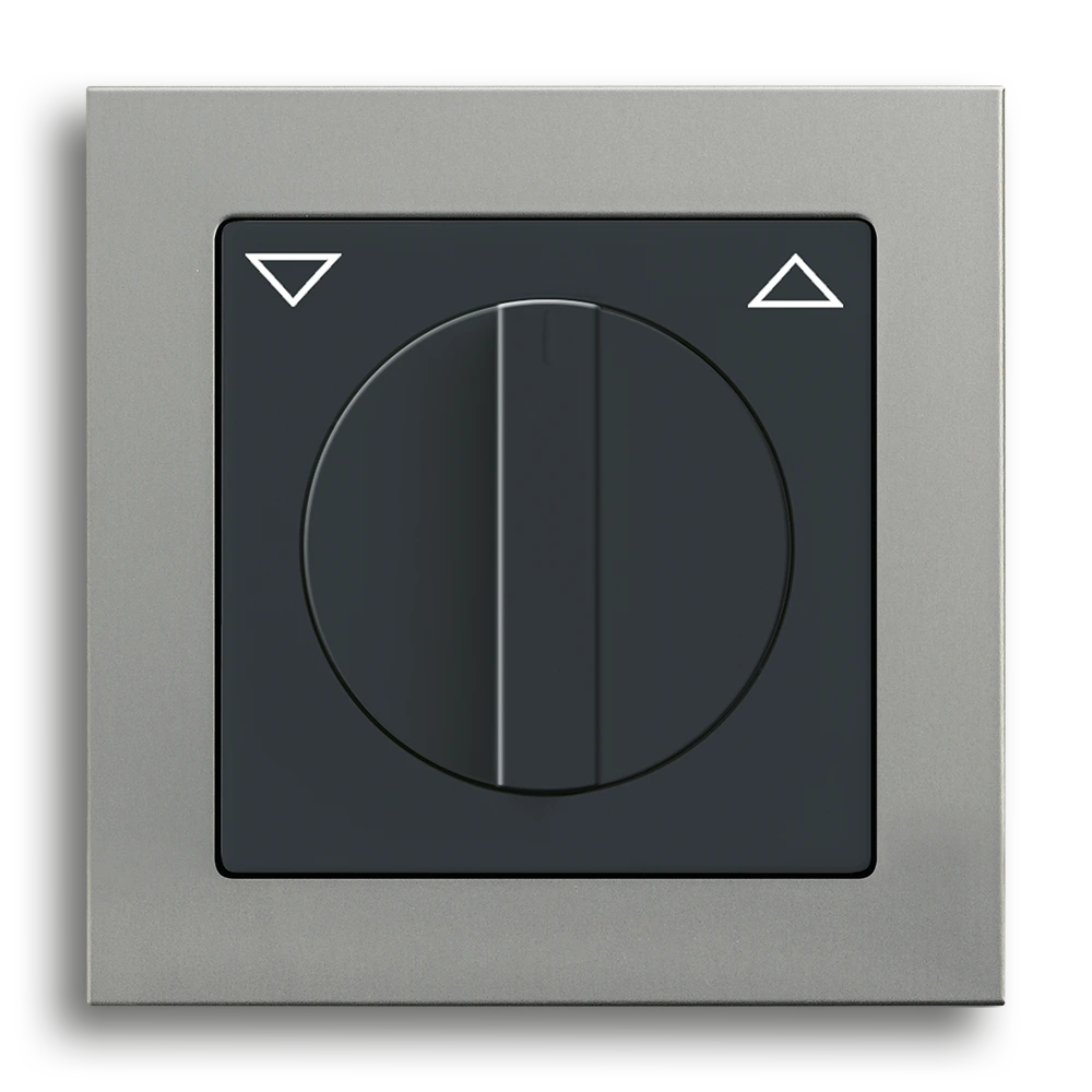 Blind switches/push-buttons with rotary handle