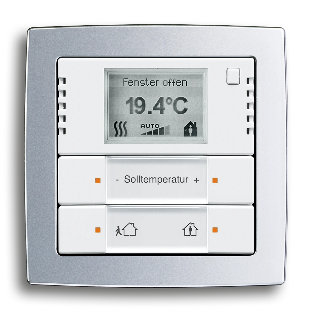 KNX room temperature controller with touch sensor