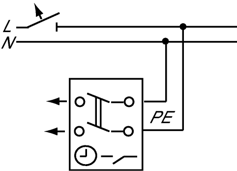 Busch Jaeger Time Switch Mechanism 16 A Dp Break Contact For Staircases Exterior Lighting Fans Etc