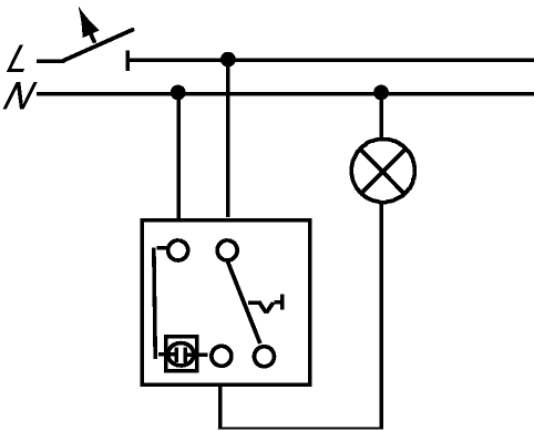 Kontrollschalter Feuchtraum Lichtschalter mit Kontrollleuchte Taster Schalter