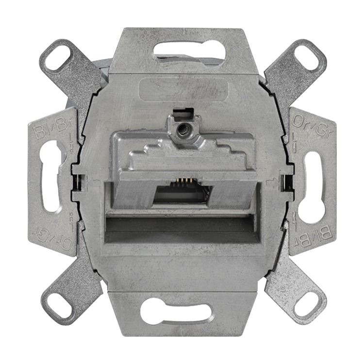 Geruststellen Vleugels papier Busch-Jaeger - UAE-datacontactdoos, RJ45, cat. 6A iso, afgeschermd 1  connector, 8 (8)-polig